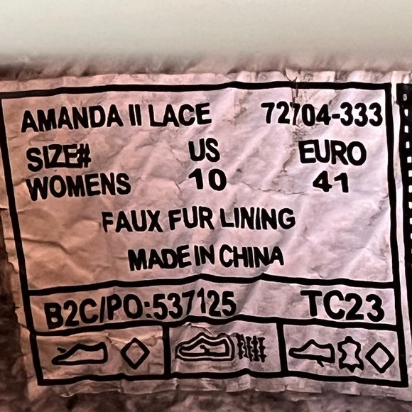 Bogs Amanda II Plush Lace Up Waterproof Boots Faux Fur Jade Green Women 10 EU 41 - Picture 10 of 12